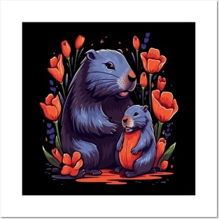 Beaver Mothers Day Posters and Art